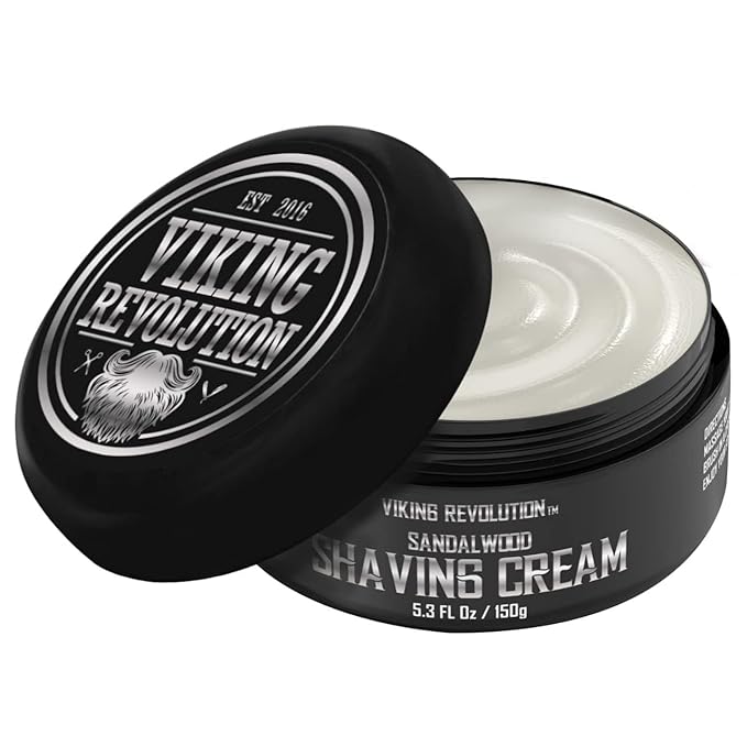 Luxury Shaving Cream for Men - Sandalwood Scent 