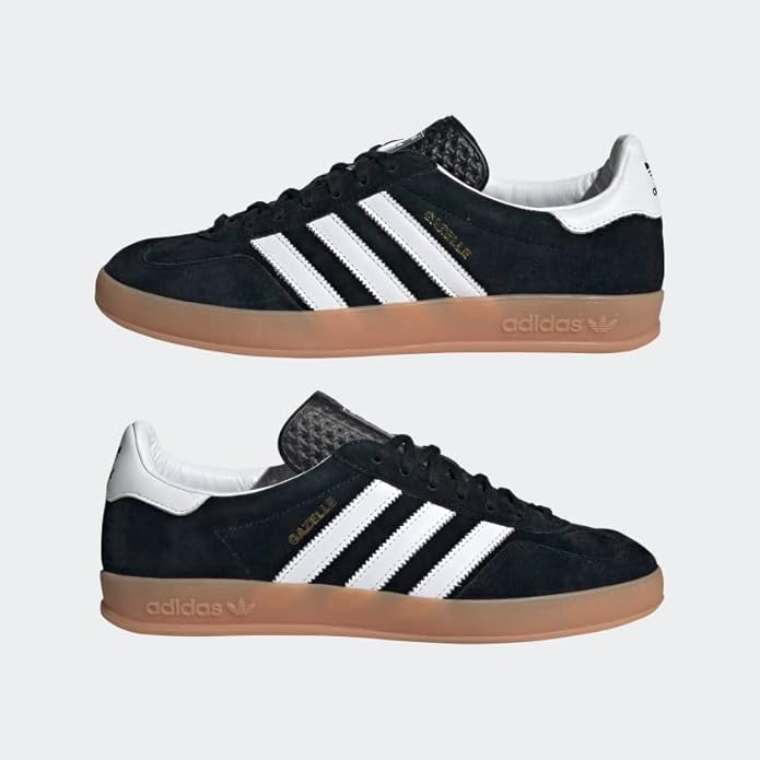 Mens adidas gazelle in black