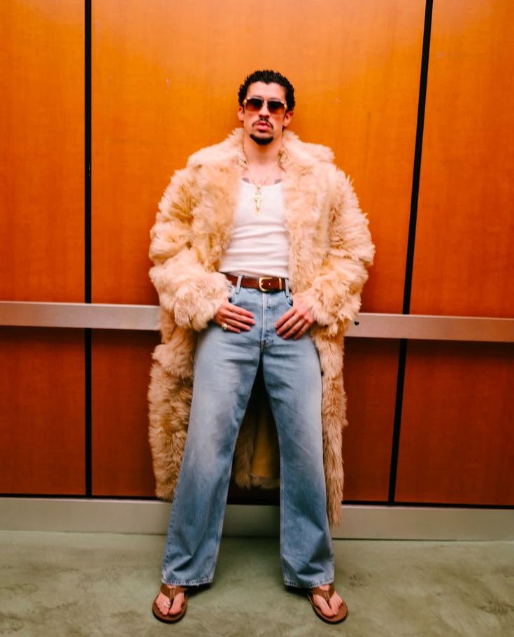 bad bunny in puffy coat